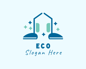 House Cleaning Vacuum Logo