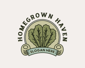 Homegrown Organic Lettuce logo design