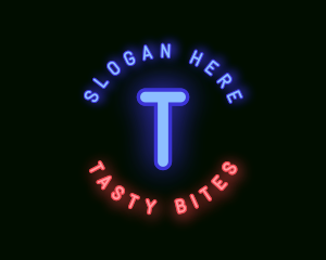 Neon Lights - Nightclub Bar Bistro logo design