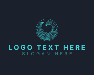 Tide - Wave Ocean Water logo design