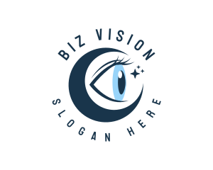 Moon Eye Sight logo design