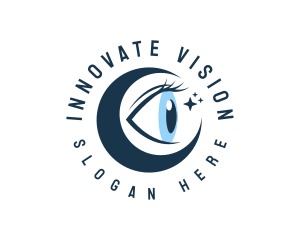 Moon Eye Sight logo design