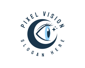 Moon Eye Sight logo design