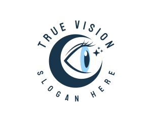 Moon Eye Sight logo design