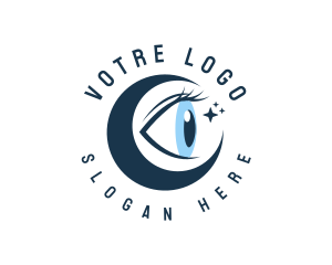 Sight - Moon Eye Sight logo design