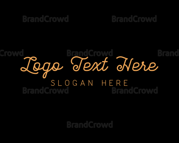 Elegant Text Font Generic Logo