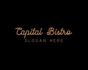 Elegant Restaurant Business logo design