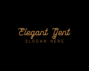 Elegant Restaurant Business logo design