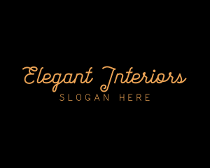 Elegant Text Font Generic logo design