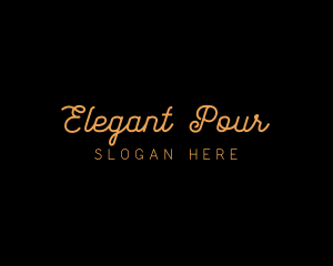 Elegant Text Font Generic logo design