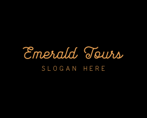 Elegant Text Font Generic logo design