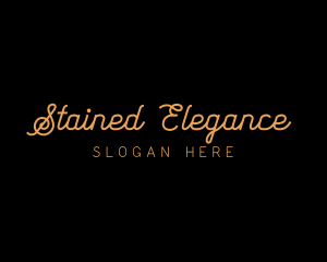 Elegant Text Font Generic logo design