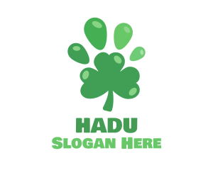 Clover Leaf - Paw Clover Leaf logo design