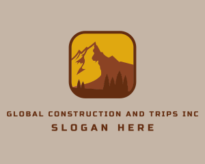 Trip - Mountain Eco Travel logo design