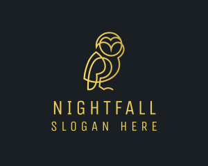 Nocturnal - Wild Night Owl logo design