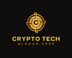 Cryptocurrency - Cryptocurrency Digital Tech logo design