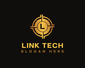 Cryptocurrency Digital Tech logo design