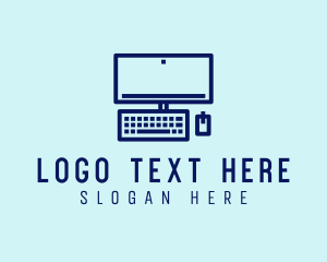Minimalist Personal Computer  logo design