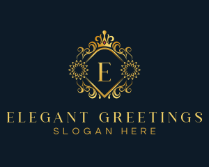 Luxury Ornament Crown logo design