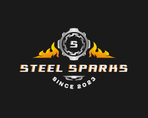 Industrial Gear Mechanic logo design