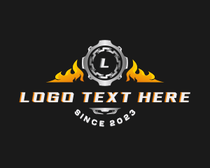 Steel - Industrial Gear Mechanic logo design