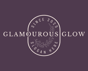 Glamourous - Boutique Floral Wordmark logo design