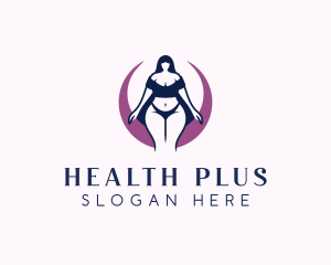 Sensual Underwear Woman logo design