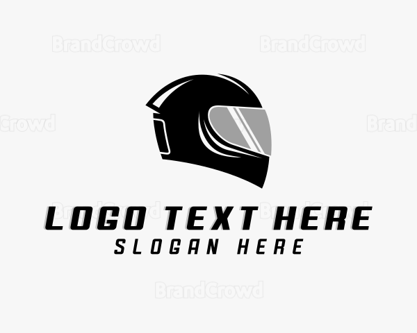 Motorcycle helmet hot sale logo design