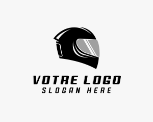 Motorcycle Helmet Rider Logo