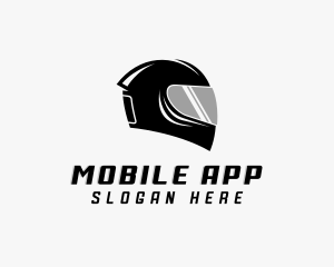 Motorcycle Helmet Rider Logo