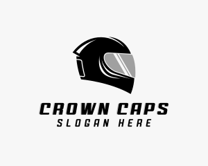 Headgear - Motorcycle Helmet Rider logo design