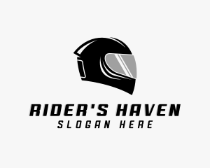 Motorcyclist - Motorcycle Helmet Rider logo design