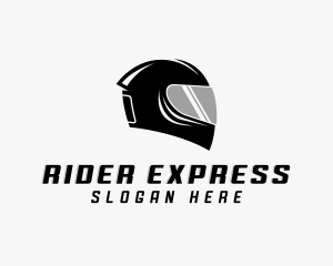 Rider - Motorcycle Helmet Rider logo design