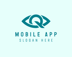 Eye Clinic Letter Q Logo