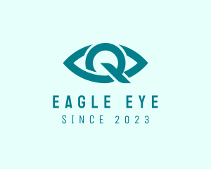 Eye Clinic Letter Q logo design