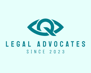 Vision - Eye Clinic Letter Q logo design
