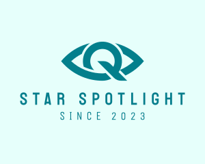 Eye Clinic Letter Q logo design