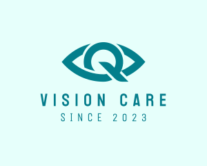 Optometrist - Eye Clinic Letter Q logo design