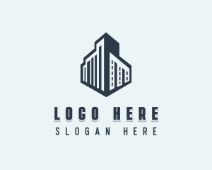 Skyscraper - Real Estate Building Property logo design