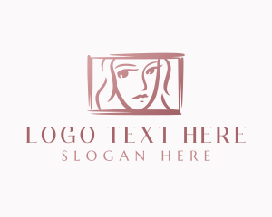 Dermatology - Beauty Woman Skincare logo design