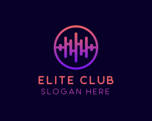 Club - Music Soundwave Club logo design