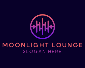 Nightlife - Music Soundwave Club logo design
