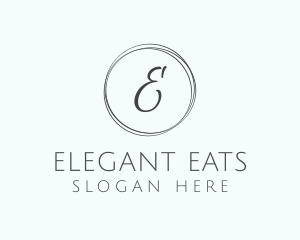 Minimalist Chic Lettermark logo design