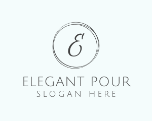 Minimalist Chic Lettermark logo design