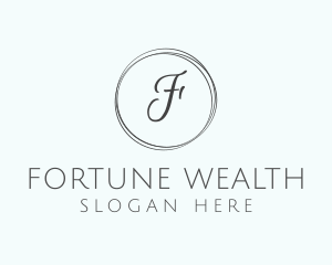 Fortune - Minimalist Chic Lettermark logo design