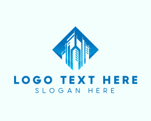 Infrastructure - Architect Building Contractor logo design