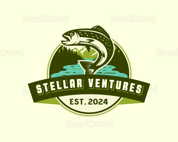 Marine Seafood Fishing Logo