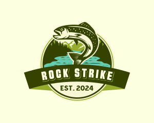 Marine Seafood Fishing Logo