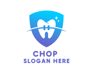 Dental - Orthodontist Dental Clinic Shield logo design