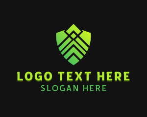 Cybersecurity - Shield Technology Security logo design